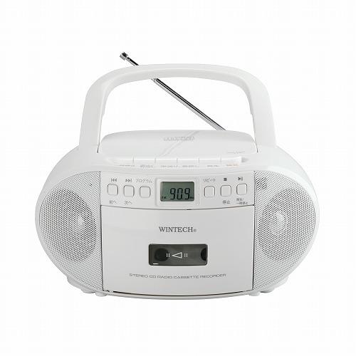 WINTECH CDラジカセ ホワイト CDR-YS2