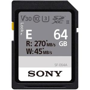 SONY ソニー UHS-II Class10 SDカード SF-Eシリーズ SF-E64A-T｜tuhan-direct