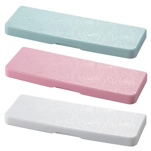 旭電機化成 マスクケース ミラー付 ホワイト+ブルー+ピンク 3色セット 8127211+81272...