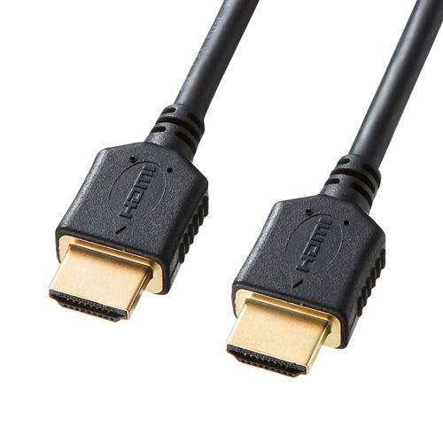 【5個セット】 サンワサプライ プレミアムHDMIケーブル1m黒 KM-HD20-P10X5