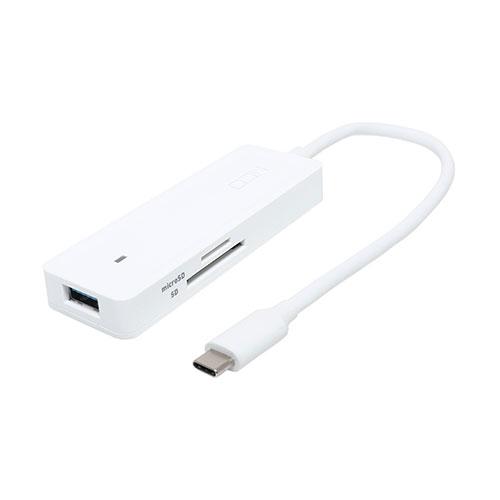 MCO USB3.2 Gen2ハブ Type-C ホワイト USH-10G2C/WH