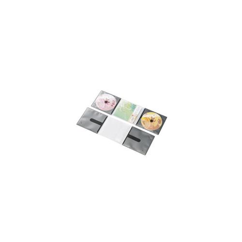 エレコム CD/DVD用スリム収納ソフトケース CCD-DP2C10BK