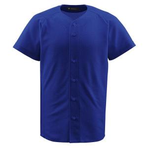 デサント（DESCENTE） フルオープンシャツ （野球） DB1010 ロイヤル XO｜tuhan-direct