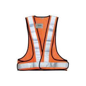 （まとめ）スリーエム 3M 高視認性反射ベストSVP-02R レッドオレンジ 〔×6セット〕