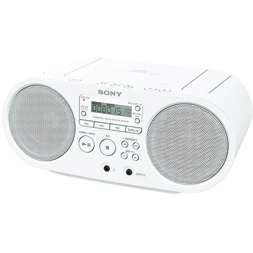 SONY ソニー CDラジオ ホワイト ZS-S40-W