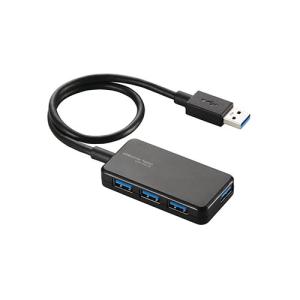 エレコム USBHUB3.0/バスパワー/タブレット向け/4ポート/ブラック U3H-A411BBK