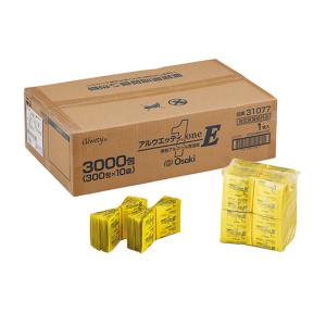 アルウエッティ(酒精綿) 300包×10袋入 オオサキメディカル