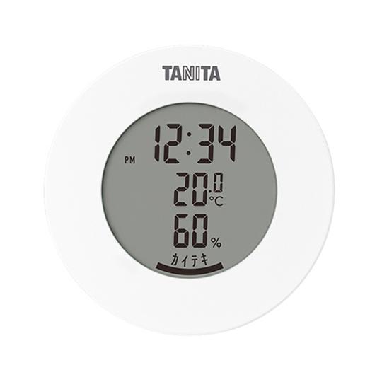 デジタル温湿度計　ホワイト タニタ aso 64-6399-95 医療・研究用機器