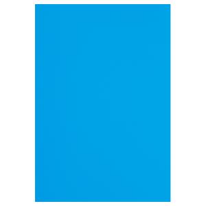 カウネット 色画用紙 四つ切 薄青 5枚