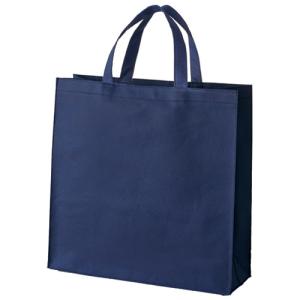 スマートバリュー 不織布手提げバッグ 小 10枚 ブルー B450J-BL