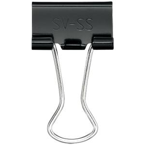 スマートバリュー ダブルクリップ豆 200個 SS200 B753J-SS200