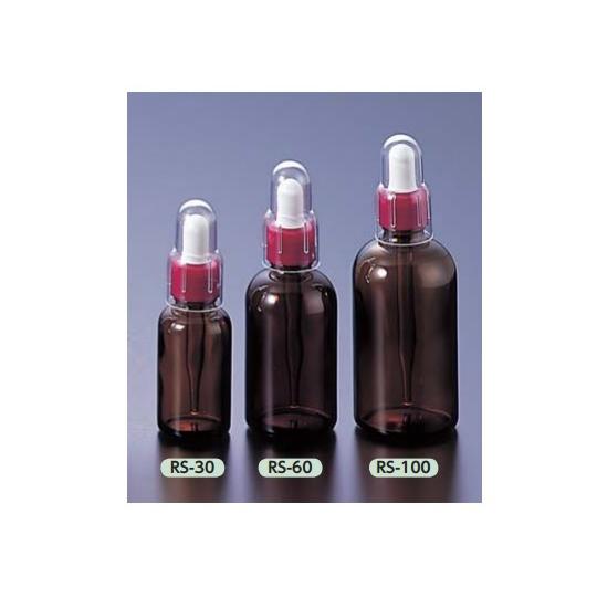 スポイド瓶（丸型） 褐色 30mL マルエム aso 4-3022-04 医療・研究用機器
