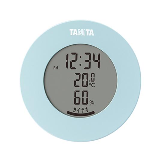 デジタル温湿度計　ライトブルー タニタ aso 64-6399-99 医療・研究用機器
