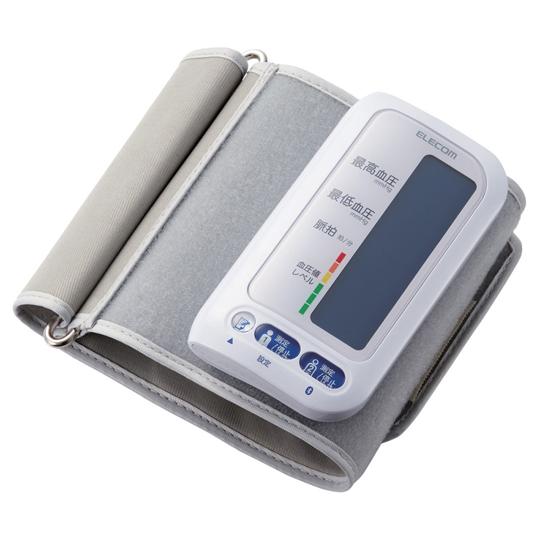 エクリア上腕式血圧計　Bluetooth対応　ホワイト エレコムヘルスケア aso 65-0534-...