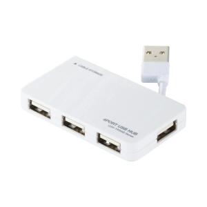 エレコム U2H-YKN4BWH ホワイト バスパワー 4ポート