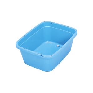 ato6472-4522  トンボ角型タライジャンボ栓付 120リットル ブルー 1ケ 新輝合成 00833