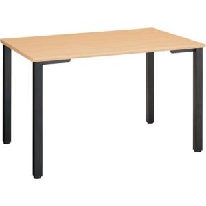 タップテーブルＷ１２００Ｄ８００ナチュラル脚ＢＫ