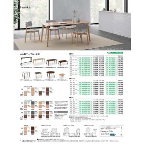 テーブル　フランカ　角形４本脚 TFK-WK1508KW-W5P51 66450153 送料無料  コクヨ kokuyo｜tukishimado