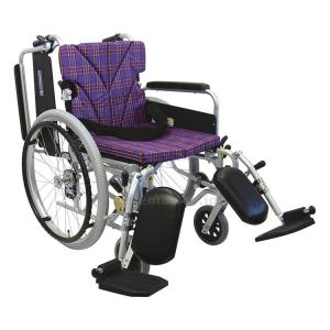 アルミ自走車いす KA820-38ELB-LO / A9_緑チェック カワムラサイクル 取寄品 JAN 4514133021659 介護福祉用具