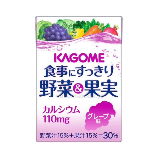 介護食・健康食品　機能系食品 食事にすっきり野菜＆果実カルシウム 7795　グレープ味　100ml ...