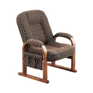 RAKU座　リクライニングチェア / S3-357WNOC　ブラウン 大和通商