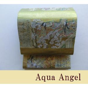 送料込み】**こはく錦**◇*服部織物 袋帯*◇(展示品)**25959**絹他【2