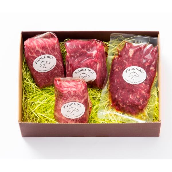 お歳暮 お中元 ふじ馬刺し詰合せ【松】 大トロ 中トロ 上赤身 ユッケ 父の日 精力 元気 赤身 フ...