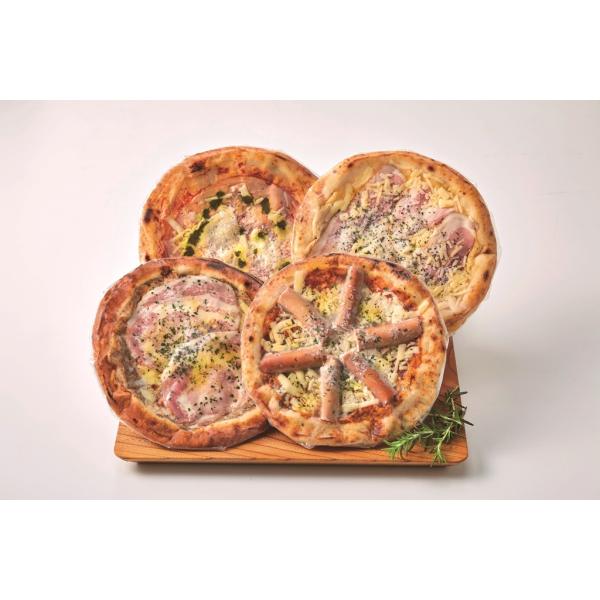 ピザ 4種のナポリ風石窯ピザ(KP-B） お取り寄せグルメ プレゼント 肉 冷凍 誕生日 石窯 ピザ...