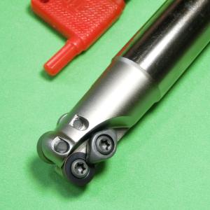 卓上フライス盤 スローアウェイ20mm2枚刃 丸駒高速切削