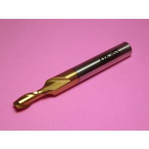 エンドミル 2枚刃 4mm HSSハイス TINコーティング  卓上フライス盤