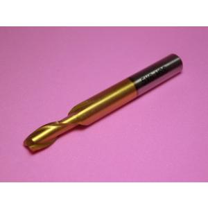 エンドミル 2枚刃 5mm HSSハイス TINコーティング  卓上フライス盤