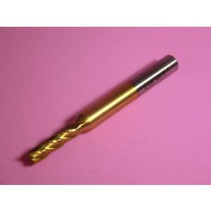 卓上フライス エンドミル 4枚刃 4mm HSSハイス TINコーティング