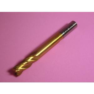 卓上フライス エンドミル 4枚刃 6mm HSSハイス TINコーティング