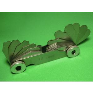 ラジアスゲージ Rゲージ 半径ゲージ R1.0-R7.0 R 半径測定