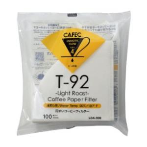 三洋産業　CAFEC　浅煎り用焙煎度別　コーヒーフィルターLC4-100W　100枚入り　2~4杯用