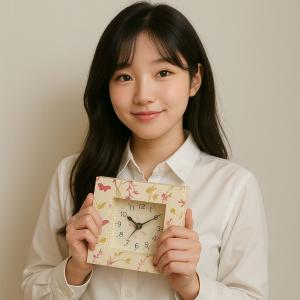 ブロックフレーム時計ジャンク