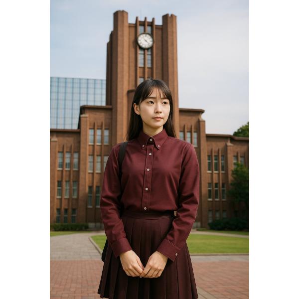 ネバートラストオックスラウンドカラーボタンダウンシャツ