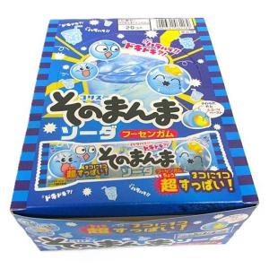 40円 そのまんまガム 20入 ソーダ【駄菓子】 : イベント用品問屋