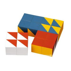 ムンツ社 M積み木 1405 ブナ 白木 5センチ基尺 19ピース 1歳半