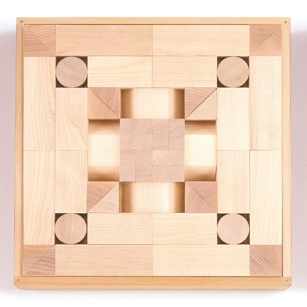 【ご予約】童具館　積み木　WAKU-BLOCK45　H6　柱積み木セット　小冊子（童具共育）プレゼン...