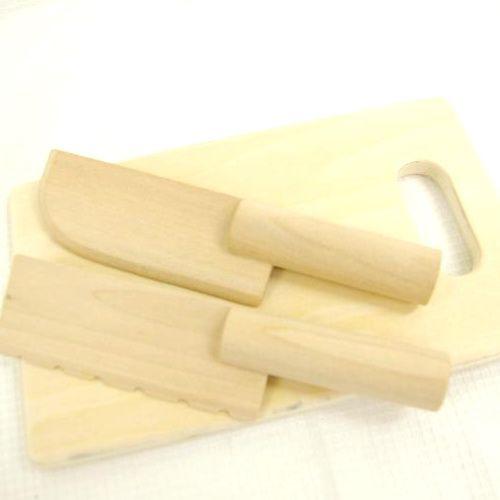 エドインター　木のままごと　まな板・包丁セット　2歳〜