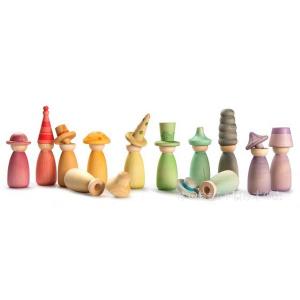 グラパット まんだら フラワー 36ピース 自然素材を生かしたおもちゃ