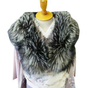 saga fox シルバーフォックスショール -1- フォックスファー