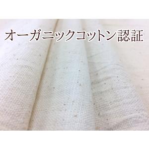 オーガニックコットン認証　インド綿　布　生地　生成　２×２