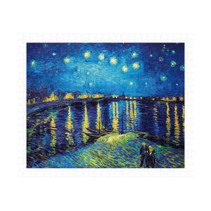 ピントー(Pintoo) 500ピース プラ製ジグソーパズル 【ゴッホ＿ローヌ川の星月夜】(31X38cm)大人向け難しい 破片なし カチっとハマる[