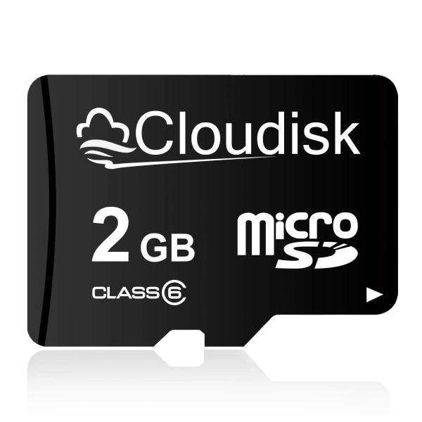 Cloudisk Micro SDカード2 GB フラッシュカード クラス6（2 GB）