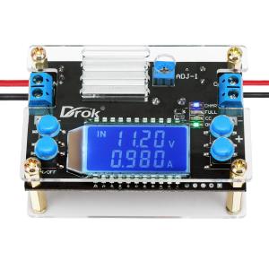 DROK 降圧コンバーター DC-DC 6.5V〜36V から 1.2V〜32V 調整可能 6V 12V 24V 安定器変圧器 4.5A 75W LC
