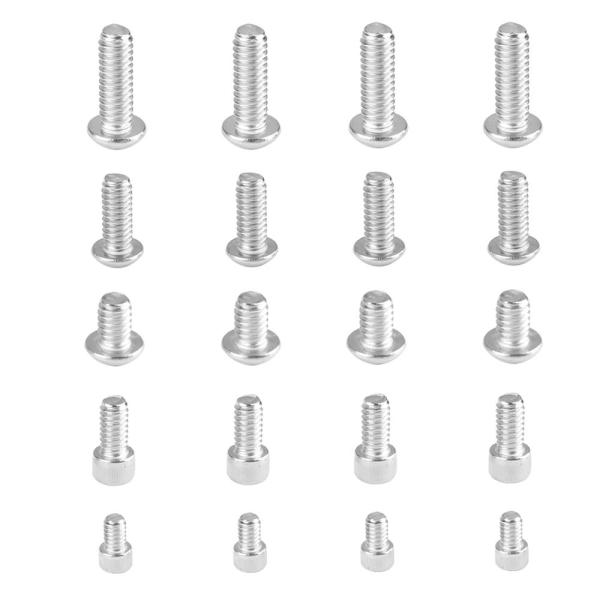 CAMVATE 1/4 "-20ステンレススチールスクリューパック複数タイプ（20個、1/4" -2...