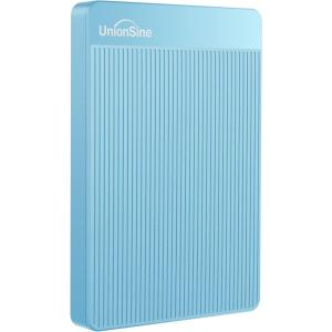 UnionSine 超薄型外付けHDD ポータブルハードディスク 500GB 2.5インチ USB3.0に対応 PC/Mac/PS4/XBox適用 (