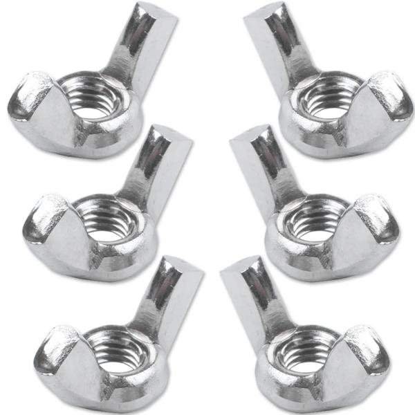 ウイングナット（M6/6個入り）バタフライナット インゴットタイプナット 蝶ナット 304ステンレス...